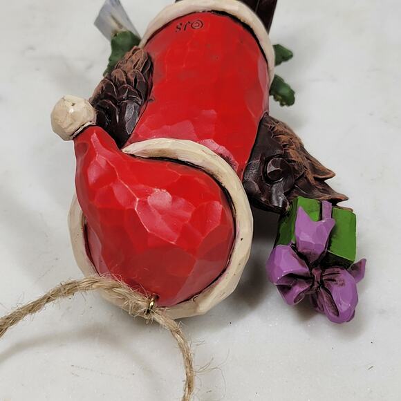 Jim Shore Heartwood Creek Santa Owl Ornament Hand Painted Holiday Christmas Tree - Picture 6 of 11